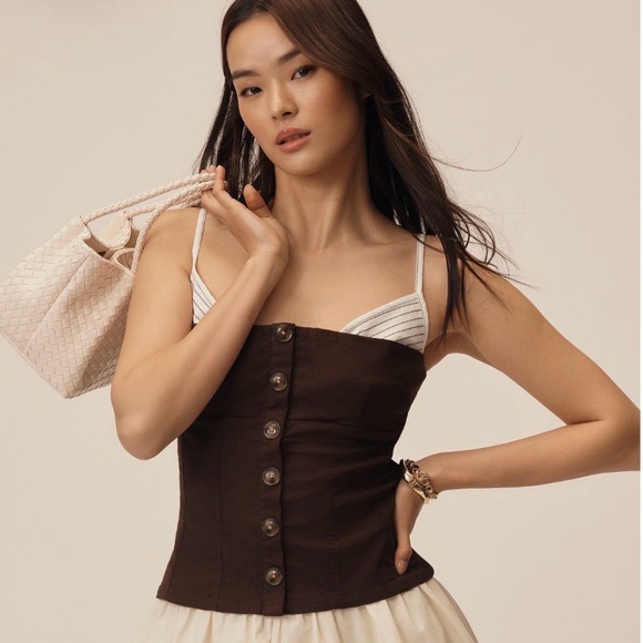 Anthropologie Tops - Trapunto Peekaboo Top